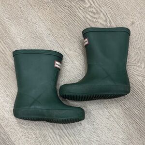Hunter Toddler Forest Green Rain Boots